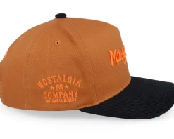 Pinscript Nostalgia Pro Crown Orange/Black A-Frame Adjustable - Mitchell & Ness