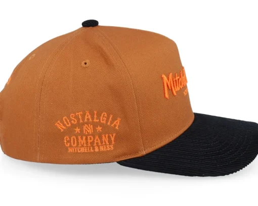 Pinscript Nostalgia Pro Crown Orange/Black A-Frame Adjustable - Mitchell & Ness