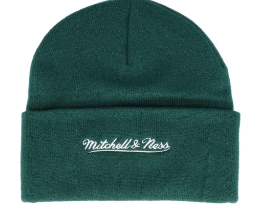 Pinscript Trotter Knit Green Cuff - Mitchell & Ness