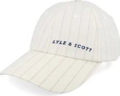 Pinstripe Baseball Chalk Dad Cap - Lyle & Scott