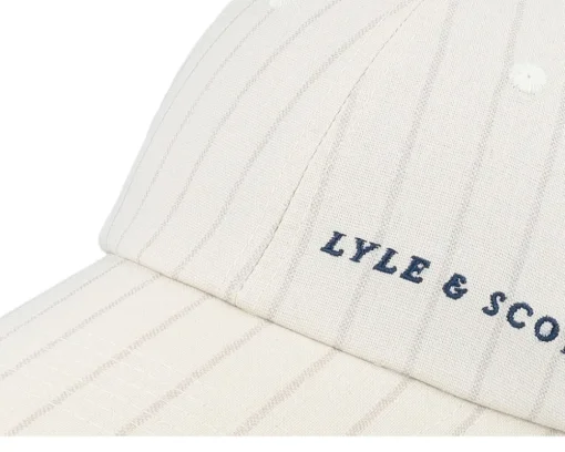Pinstripe Baseball Chalk Dad Cap - Lyle & Scott