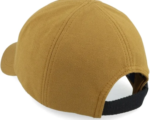 Pique Classic Cap Dark Caramel/Black Dad Cap - Fred Perry