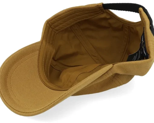 Pique Classic Cap Dark Caramel/Black Dad Cap - Fred Perry