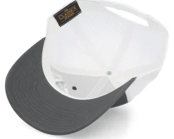 Piranha Skull Patch Charcoal Grey/White Trucker - Skillfish