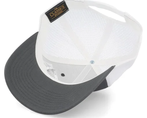 Piranha Skull Patch Charcoal Grey/White Trucker - Skillfish