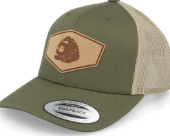 Piranha Skull Patch Charcoal Grey/White Trucker - Skillfish
