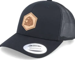 Piranha Skull Patch Charcoal Grey/White Trucker - Skillfish