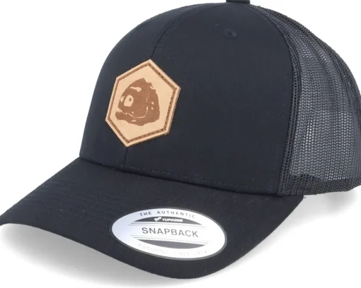 Piranha Skull Patch Charcoal Grey/White Trucker - Skillfish