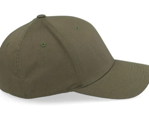 Pirate Army Skull Olive Wooly Combed Flexfit - Army Head