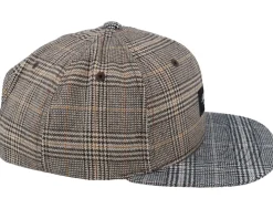 Pitchout Check Mix Beige Snapback - Reell