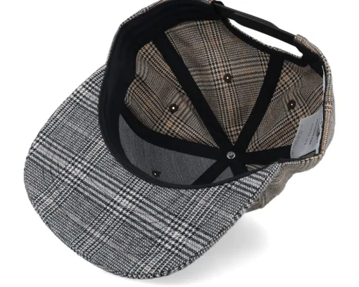 Pitchout Check Mix Beige Snapback - Reell