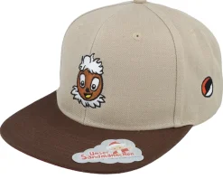 Pittiplatsch head Khaki/Brown Snapback - Unser Sandmännchen