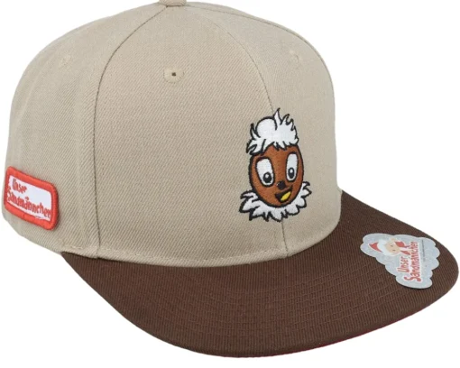 Pittiplatsch head Khaki/Brown Snapback - Unser Sandmännchen