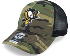 Pittsburgh Penguins 47 Mvp Camo/Black Trucker - 47 Brand