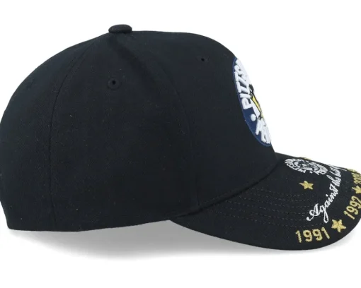 Pittsburgh Penguins Against The Best Pro Vintage Black Adjustable - Mitchell & Ness