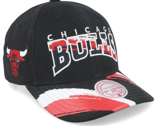 Pittsburgh Penguins Brushed Past Ya Pro Vintage Black Adjustable - Mitchell & Ness