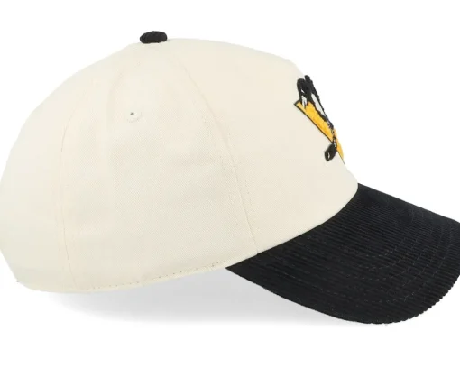 Pittsburgh Penguins Burnett Ivory/Black Adjustable - American Needle