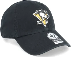Pittsburgh Penguins Clean Up Black Adjustable - 47 Brand