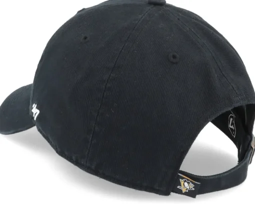 Pittsburgh Penguins Clean Up Black Adjustable - 47 Brand