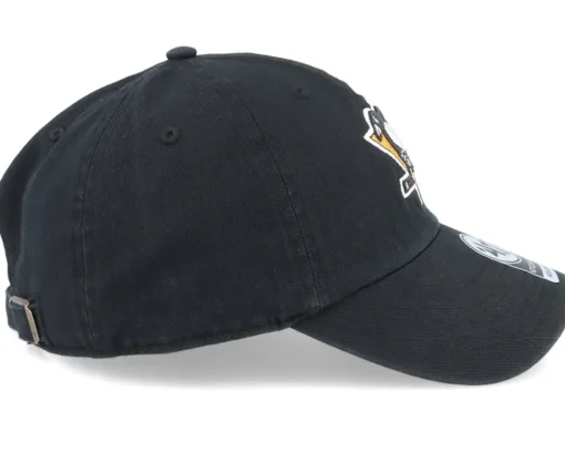 Pittsburgh Penguins Clean Up Black Adjustable - 47 Brand