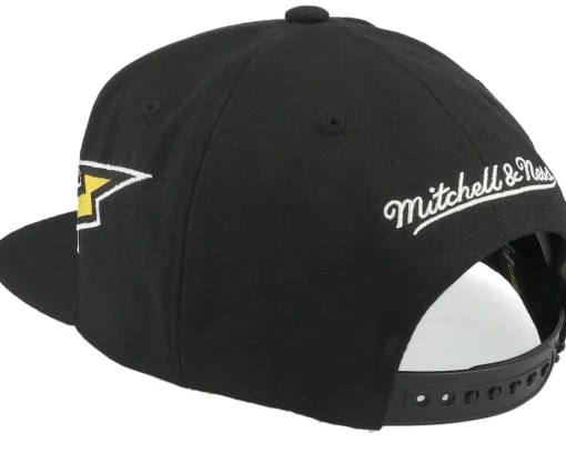 Pittsburgh Penguins Double Trouble Vintage Black Snapback - Mitchell & Ness
