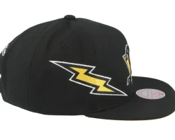 Pittsburgh Penguins Double Trouble Vintage Black Snapback - Mitchell & Ness