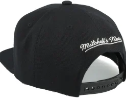 Pittsburgh Penguins Line Work Vintage Black Snapback - Mitchell & Ness
