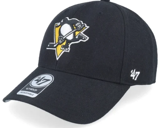 Pittsburgh Penguins Mvp Black Adjustable - 47 Brand