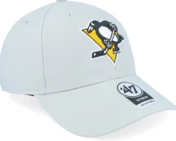 Pittsburgh Penguins Mvp Logo Grey/Yellow Adjustable - 47 Brand