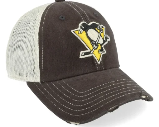 Pittsburgh Penguins Orville Stone/Black Trucker - American Needle