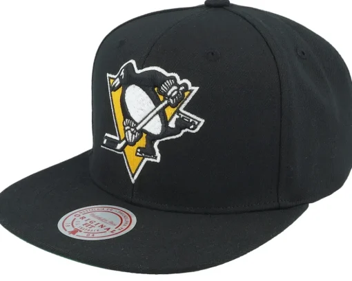Pittsburgh Penguins Top Spot Black Snapback - Mitchell & Ness