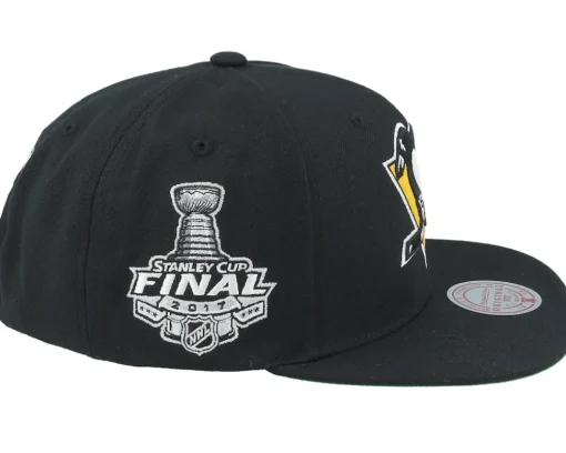 Pittsburgh Penguins Top Spot Black Snapback - Mitchell & Ness