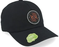 Plague Unstructured Hat Black Dad Cap - Fox