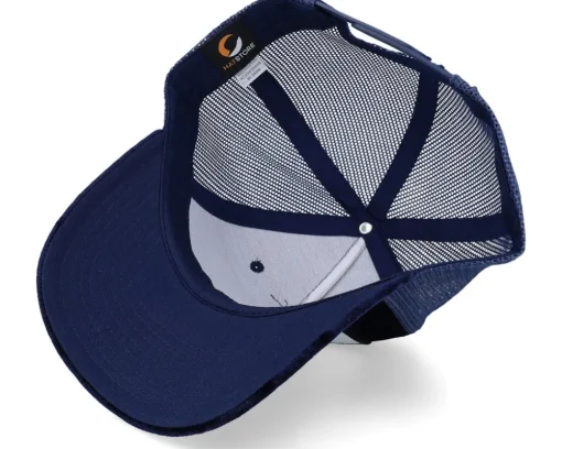 Plague Velvet Navy A-frame Trucker - Calza Pennello