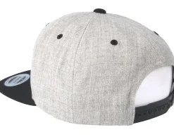 Plane Grey/Black Snapback - Origami