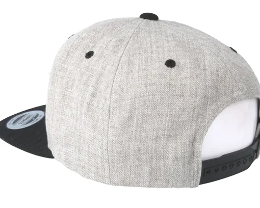 Plane Grey/Black Snapback - Origami