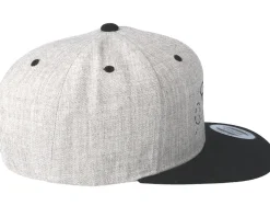 Plane Grey/Black Snapback - Origami