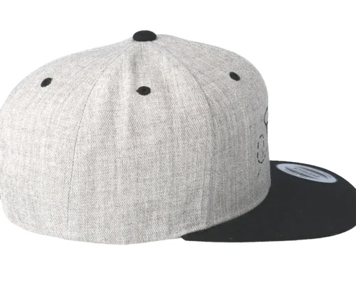 Plane Grey/Black Snapback - Origami