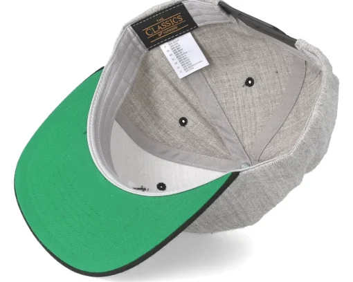 Plane Grey/Black Snapback - Origami