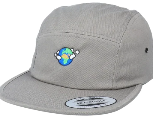 Planet Earth Grey 5-Panel - Iconic
