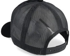 Playing Football Velvet Black A-Frame Trucker - Calza Pennello