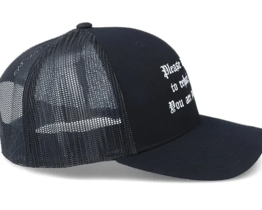 Please Don't Go To Rehab Baby Black Trucker - Iconic