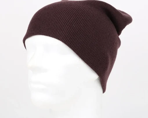Plum Cuff Blank Beanie - Beechfield