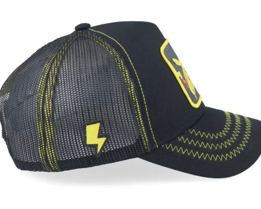 Pokemon Pikachu 7 Black Trucker - Capslab