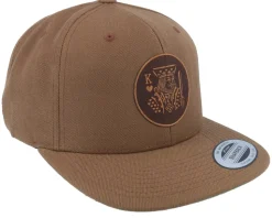 Poker King Circle Classic Tan Snapback - Iconic