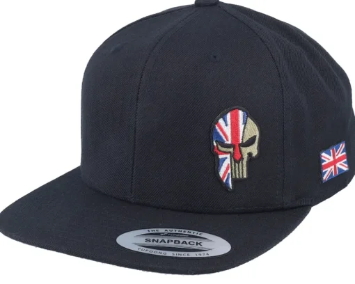 Poland Army Skull Black Snapback - Army Head