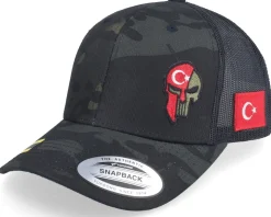 Poland Army Skull Multicam Black Trucker - Army Head