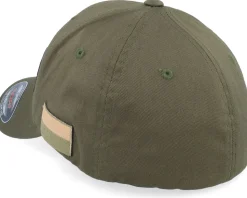 Poland Army Skull Olive Wooly Combed Flexfit - Army Head