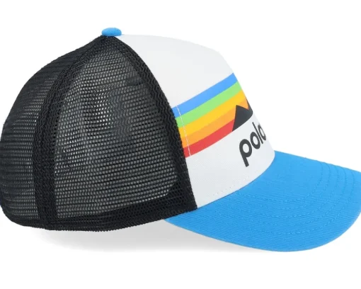 Polaroid Sinclair White/Black/Blue Trucker - American Needle