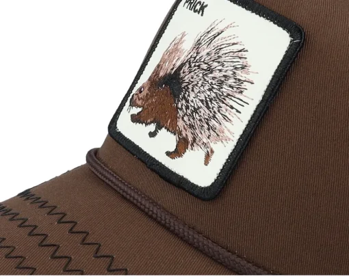 Porcupine 100 Dark Brown Twill A-Frame Adjustable - Goorin Bros.